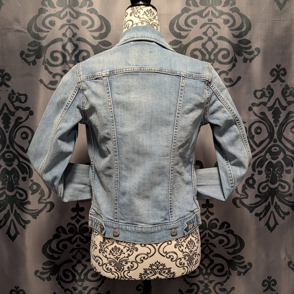 Levi's Denim Original Trucker Jacket- Womens XS - Picture 3 of 5